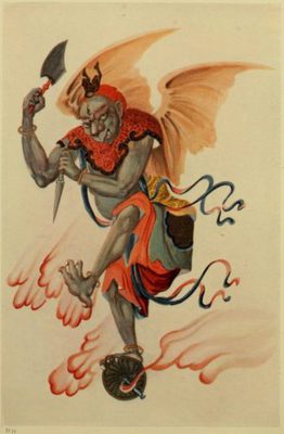 Legendy o vzniku Tangramu - Drak a bůh hromu